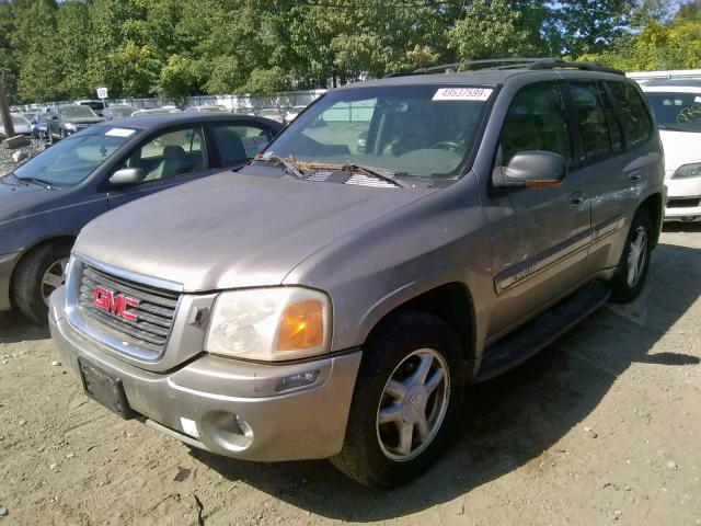 1GKDT13S822378073 - 2002 GMC ENVOY BEIGE photo 2