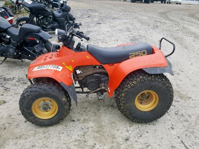 JSAAJ41A8F2100015 - 1985 SUZUKI LT250 E ORANGE photo 9