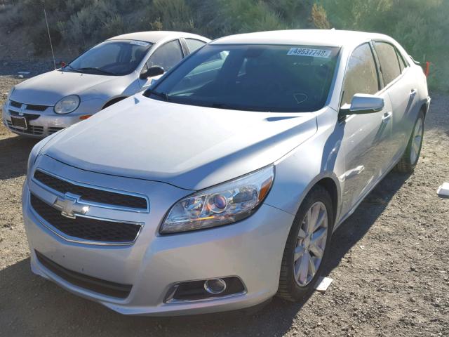 1G11E5SA3DF299990 - 2013 CHEVROLET MALIBU 2LT SILVER photo 2