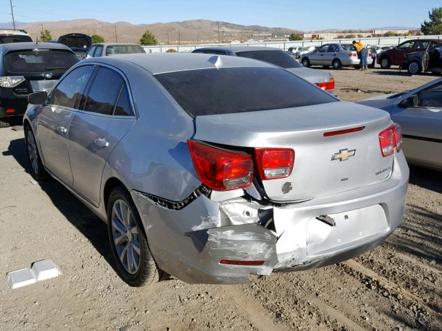 1G11E5SA3DF299990 - 2013 CHEVROLET MALIBU 2LT SILVER photo 3