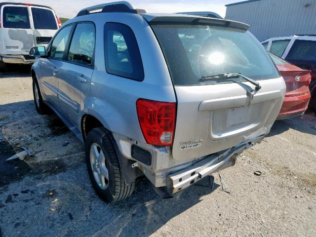 2CKDL63F966123610 - 2006 PONTIAC TORRENT SILVER photo 3