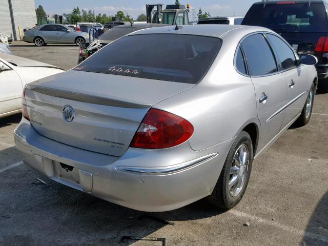 2G4WD582961168939 - 2006 BUICK LACROSSE C SILVER photo 4