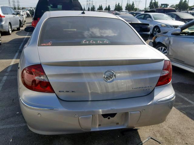 2G4WD582961168939 - 2006 BUICK LACROSSE C SILVER photo 9