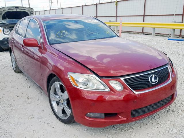 JTHBE96S870019394 - 2007 LEXUS GS 350 RED photo 1