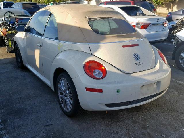 3VWRF31YX7M419182 - 2007 VOLKSWAGEN NEW BEETLE 米色 照片 3