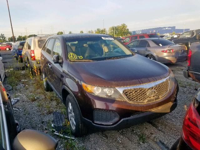 5XYKT3A15CG277122 - 2012 KIA SORENTO BA BURGUNDY photo 1