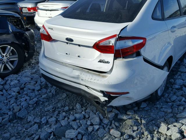 3FADP4AJ8FM157735 - 2015 FORD FIESTA S WHITE photo 9