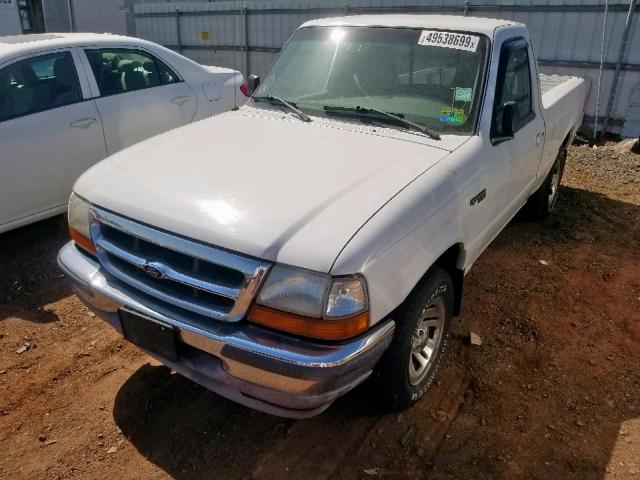 1FTYR10U1WUC13364 - 1998 FORD RANGER WHITE photo 2