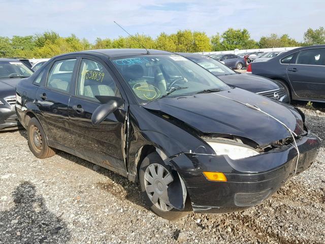 1FAFP34N85W216007 - 2005 FORD FOCUS ZX4 BLACK photo 1