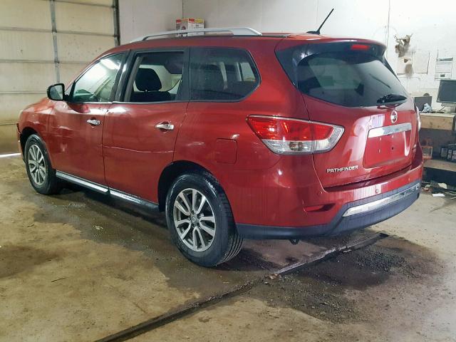 5N1AR2MM2DC654999 - 2013 NISSAN PATHFINDER RED photo 3