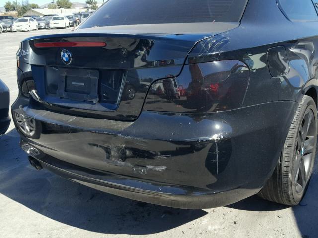 WBAUP9C58AVL89173 - 2010 BMW 128 I BLACK photo 10