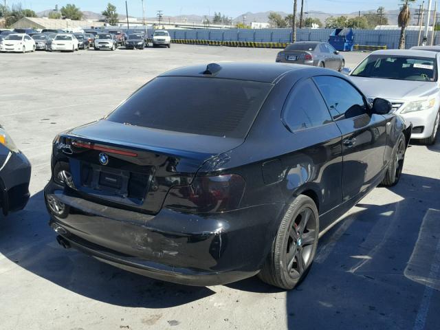 WBAUP9C58AVL89173 - 2010 BMW 128 I BLACK photo 4