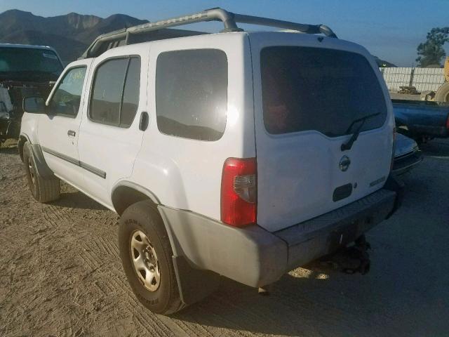 5N1ED28T74C609820 - 2004 NISSAN XTERRA XE WHITE photo 3