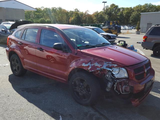 1B3HB48B67D252611 - 2007 DODGE CALIBER SX RED photo 1