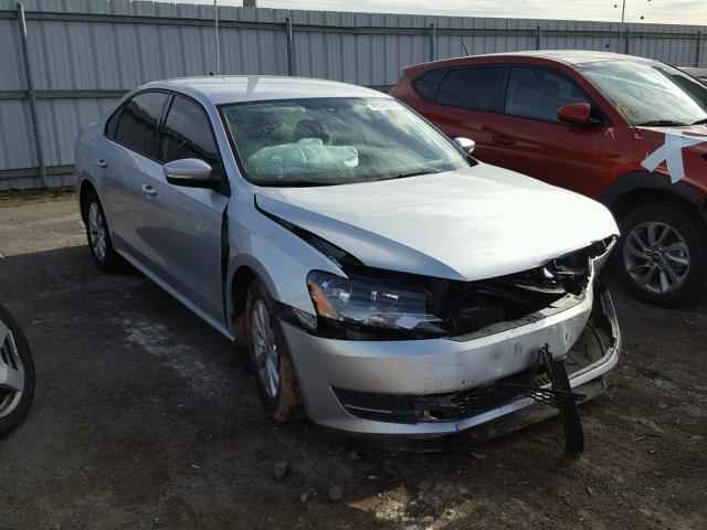 1VWAS7A32EC106887 - 2014 VOLKSWAGEN PASSAT S SILVER photo 1