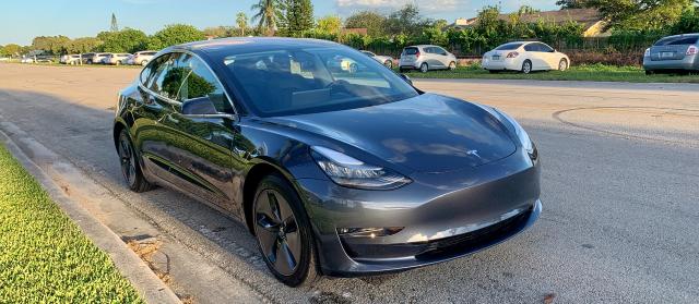 5YJ3E1EA7JF123982 - 2018 TESLA MODEL 3 BLUE photo 1