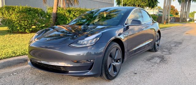 5YJ3E1EA7JF123982 - 2018 TESLA MODEL 3 BLUE photo 2