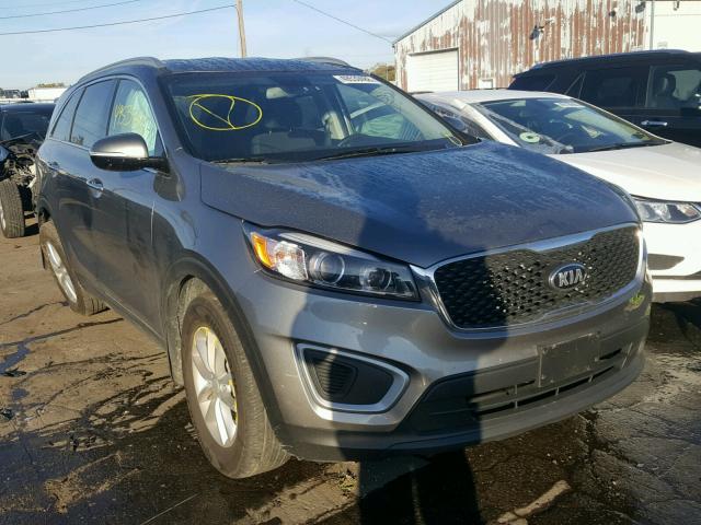 5XYPG4A34JG408796 - 2018 KIA SORENTO LX GRAY photo 1