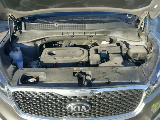 5XYPG4A34JG408796 - 2018 KIA SORENTO LX GRAY photo 7