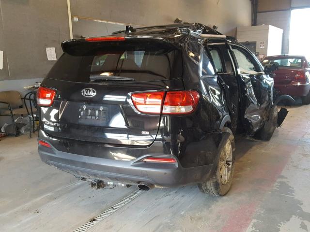 5XYPGDA35GG088140 - 2016 KIA SORENTO LX BLACK photo 4