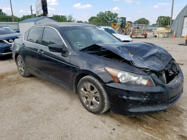 1HGCP2F46CA027363 - 2012 HONDA ACCORD LXP BLACK photo 1