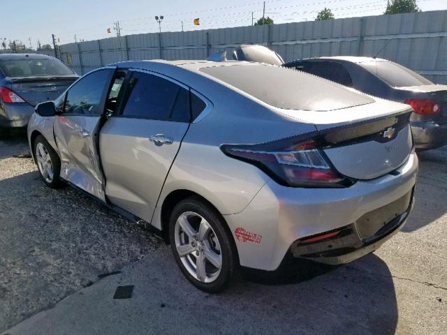 1G1RC6S58HU198673 - 2017 CHEVROLET VOLT LT SILVER photo 3