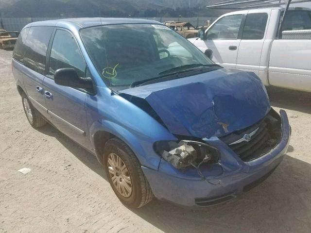 1A4GJ45R07B156106 - 2007 CHRYSLER TOWN & COU BLUE photo 1