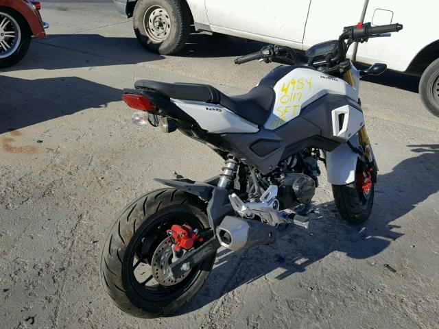 MLHJC611XH5203530 - 2017 HONDA GROM 125 WHITE photo 4