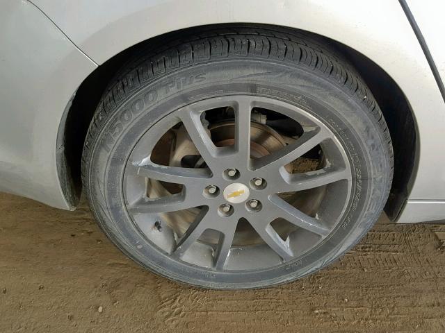 1G1ZE5EB7AF321525 - 2010 CHEVROLET MALIBU LTZ ვერცხლისფერი ფოტო 10