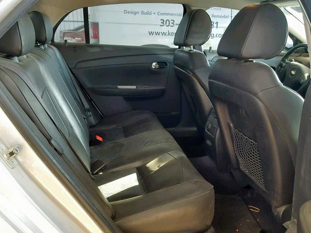 1G1ZE5EB7AF321525 - 2010 CHEVROLET MALIBU LTZ ვერცხლისფერი ფოტო 6