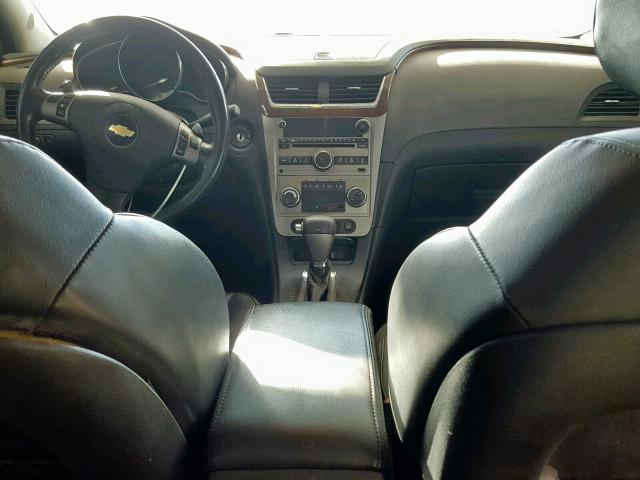 1G1ZE5EB7AF321525 - 2010 CHEVROLET MALIBU LTZ ვერცხლისფერი ფოტო 9