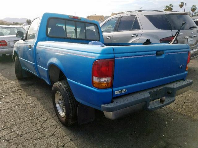 1FTCR10A5RPB08197 - 1994 FORD RANGER BLUE photo 3