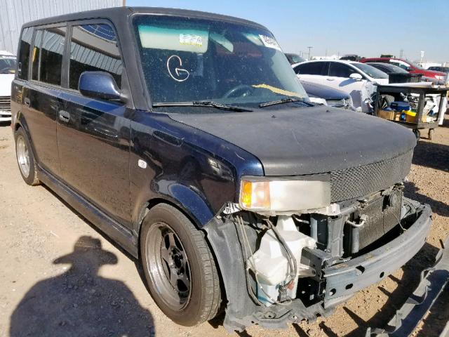 JTLKT324550208386 - 2005 TOYOTA SCION XB შავი ფოტო 1