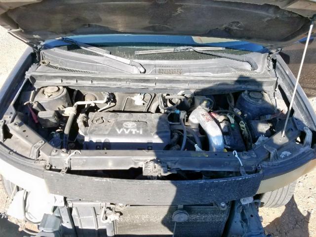JTLKT324550208386 - 2005 TOYOTA SCION XB შავი ფოტო 7