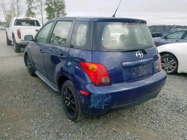 JTKKT624650127810 - 2005 TOYOTA SCION XA BLUE photo 3