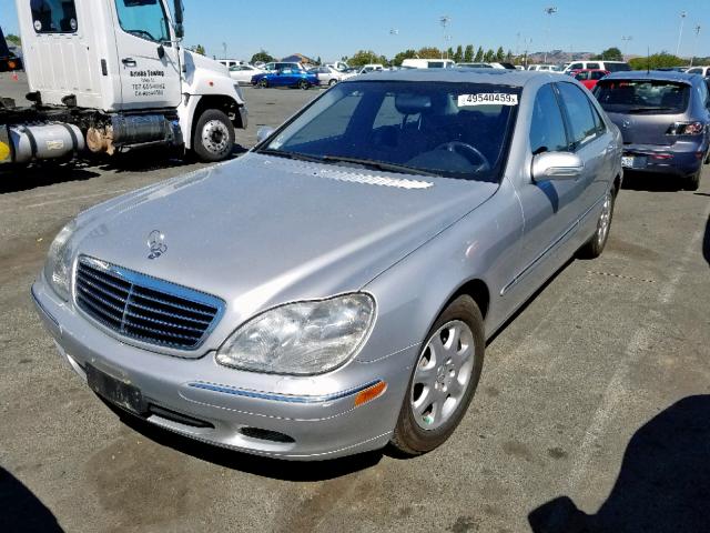 WDBNG70J92A230926 - 2002 MERCEDES-BENZ S 430 SILVER photo 2