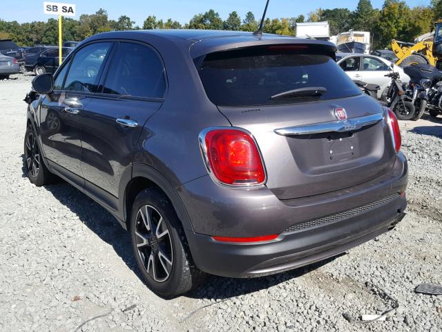 ZFBCFXBT6GP386777 - 2016 FIAT 500X EASY GRAY photo 3