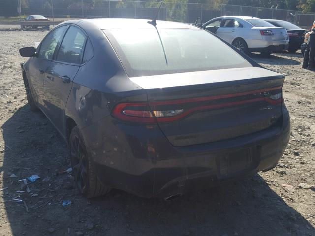 1C3CDFBA7DD334779 - 2013 DODGE DART SXT GRAY photo 3