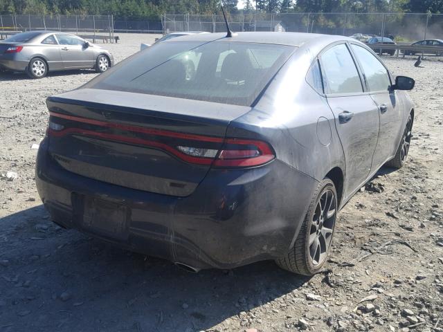 1C3CDFBA7DD334779 - 2013 DODGE DART SXT GRAY photo 4