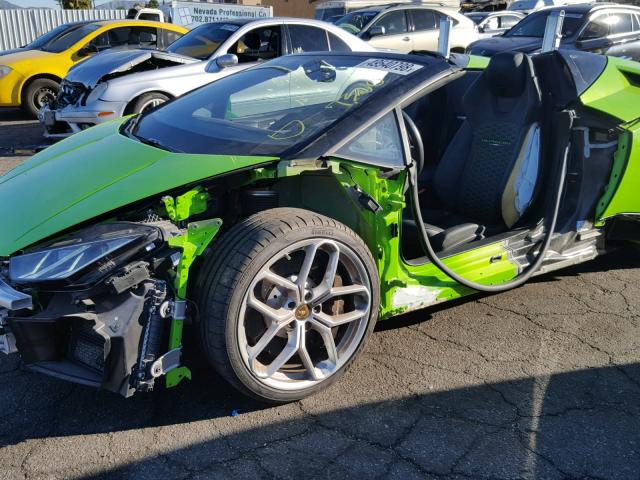 ZHWUR2ZF8HLA08233 - 2017 LAMBORGHINI HURACAN GREEN photo 10