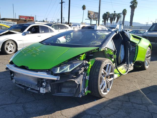 ZHWUR2ZF8HLA08233 - 2017 LAMBORGHINI HURACAN GREEN photo 2