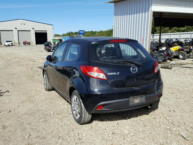 JM1DE1KY5D0166502 - 2013 MAZDA MAZDA2 BLACK photo 3