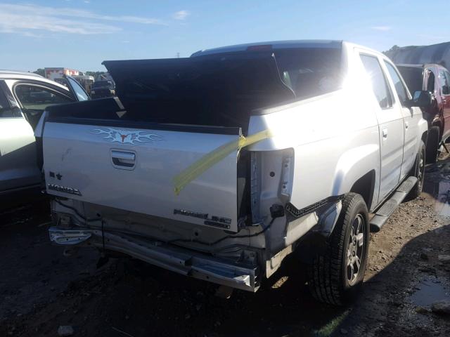 2HJYK16337H550993 - 2007 HONDA RIDGELINE SILVER photo 4