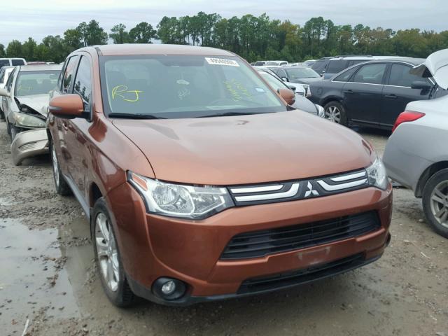 JA4AD3A38EZ010243 - 2014 MITSUBISHI OUTLANDER ORANGE photo 1