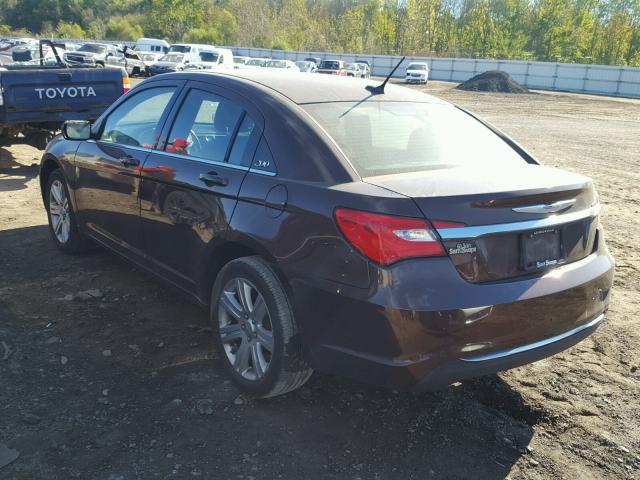 1C3CCBBB8DN553491 - 2013 CHRYSLER 200 TOURIN BROWN photo 3