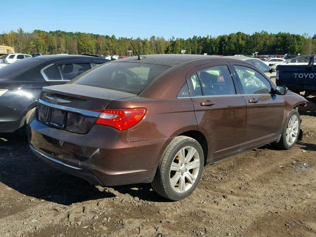 1C3CCBBB8DN553491 - 2013 CHRYSLER 200 TOURIN BROWN photo 4