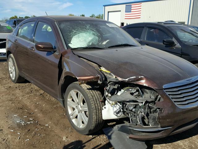 1C3CCBBB8DN553491 - 2013 CHRYSLER 200 TOURIN BROWN photo 9