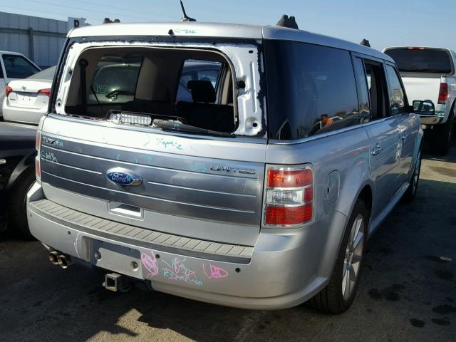 2FMGK5DCXBBD35144 - 2011 FORD FLEX LIMIT SILVER photo 4