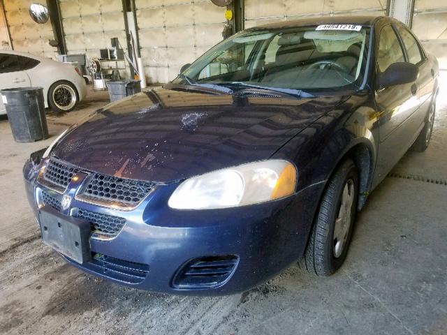 1B3EL36RX4N101724 - 2004 DODGE STRATUS SE BLUE photo 2