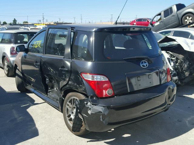 JTKKT624060151859 - 2006 TOYOTA SCION XA შავი ფოტო 3